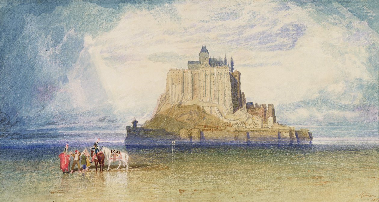 Mont St. Michel av John Sell Cotman