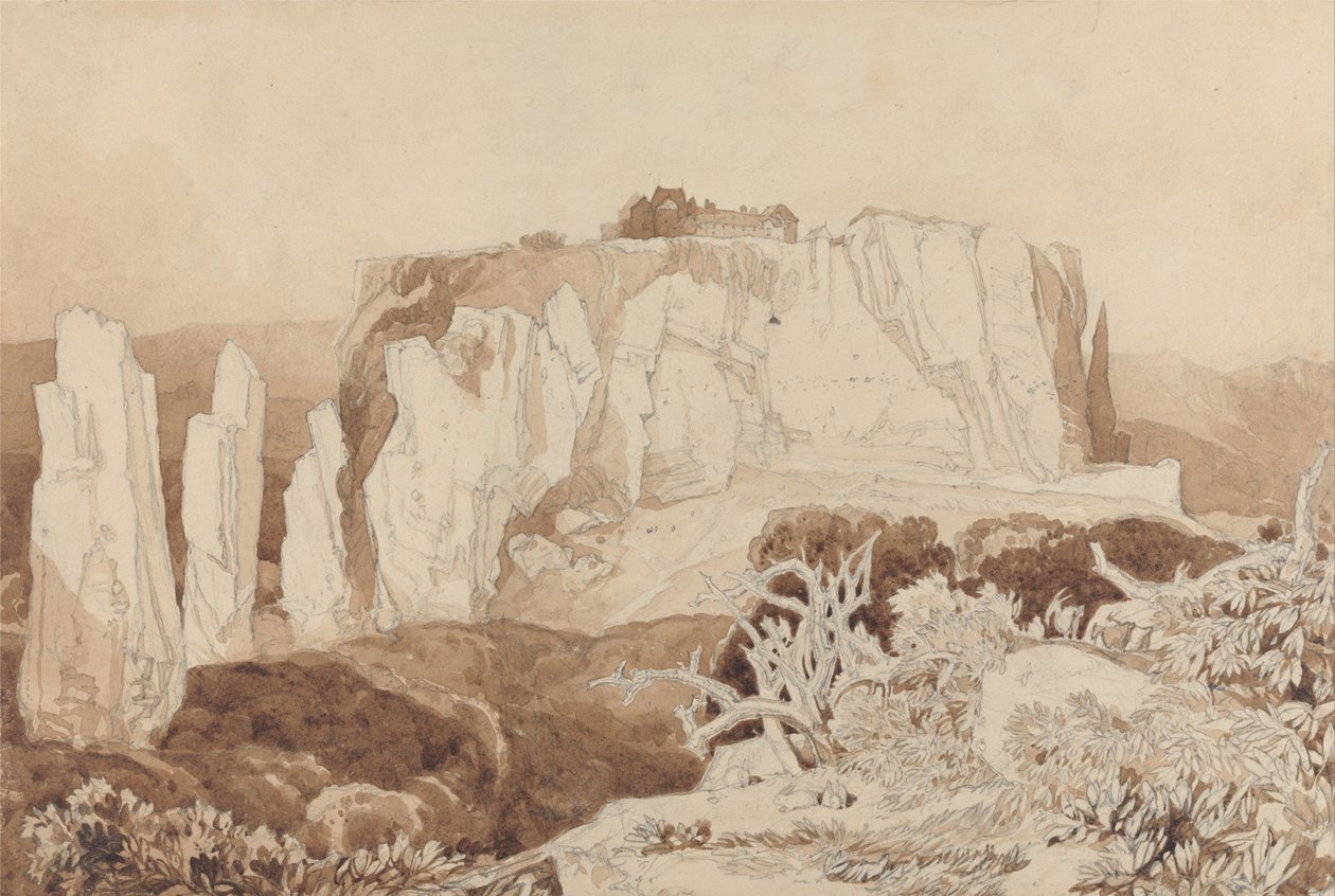 Mortain, Normandie av John Sell Cotman