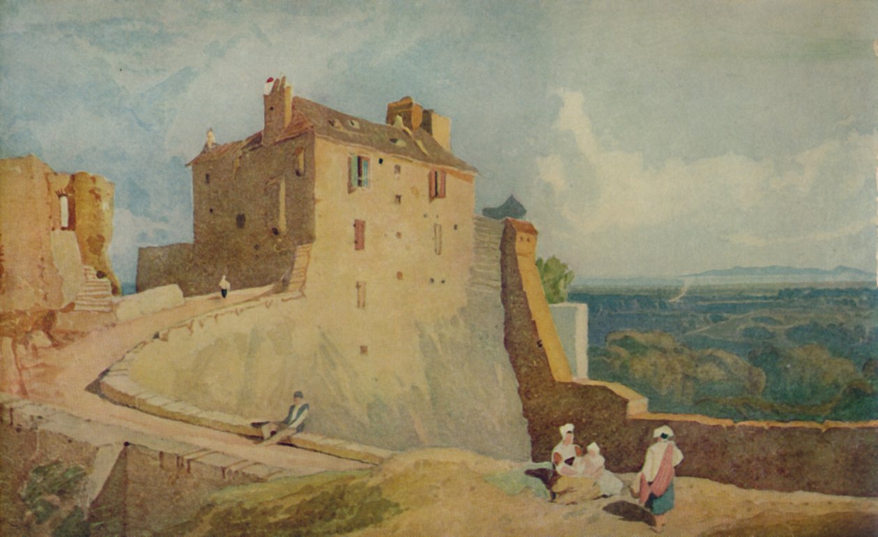 På Rampart, Domfont, Frankrike, 1923 av John Sell Cotman