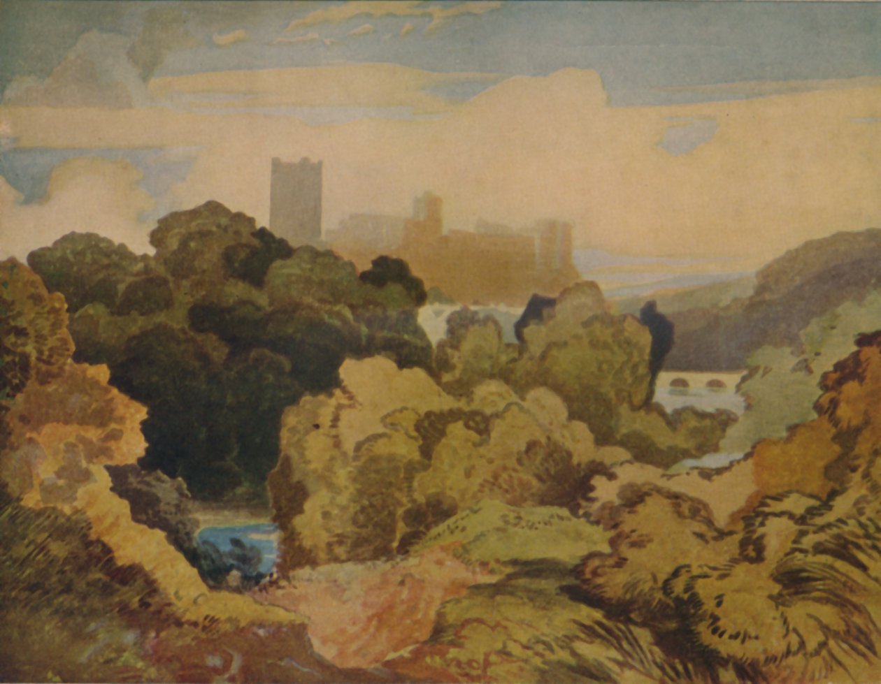 Richmond, Yorkshire, 1923 av John Sell Cotman