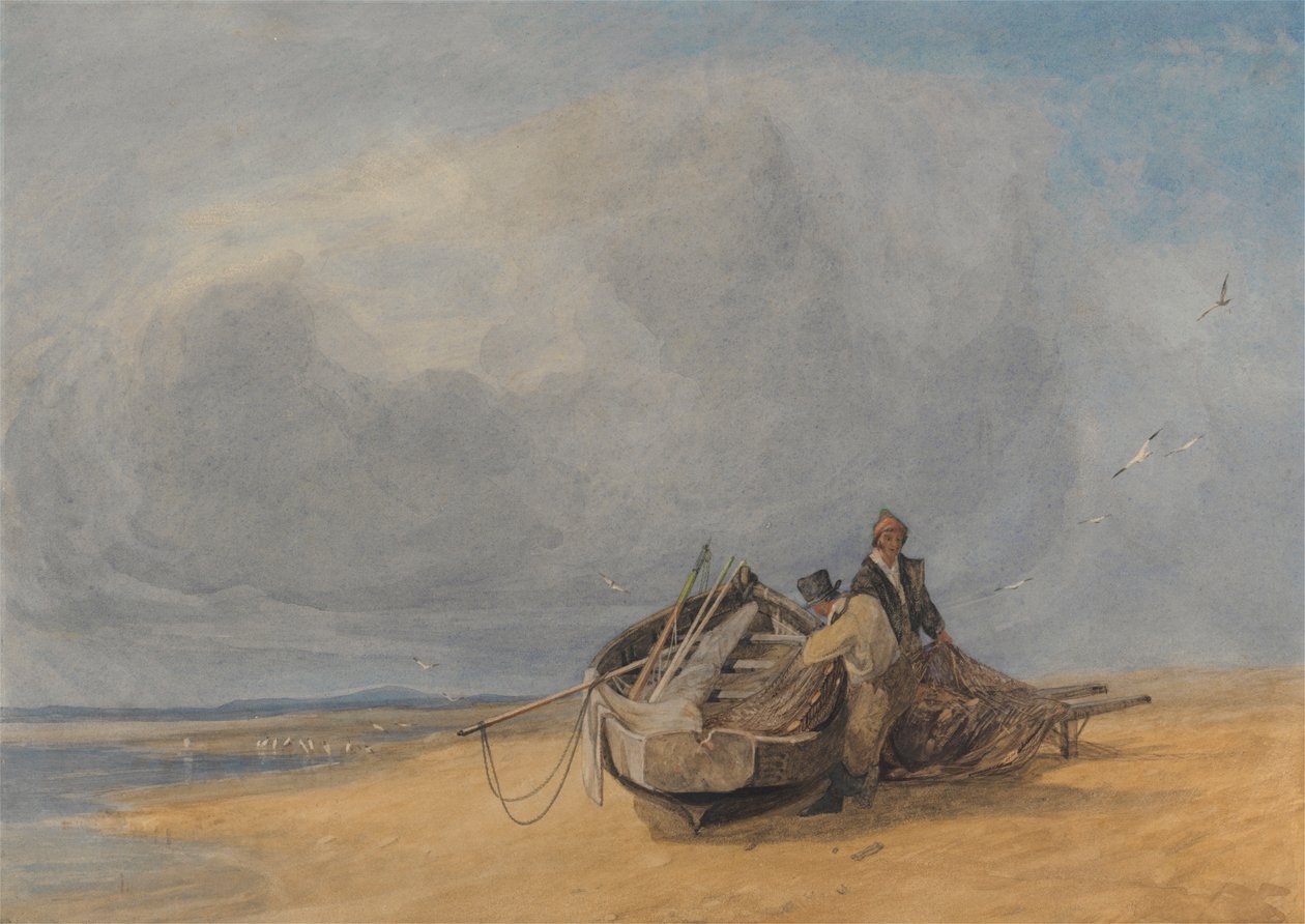 Yarmouth Sands, Norfolk av John Sell Cotman
