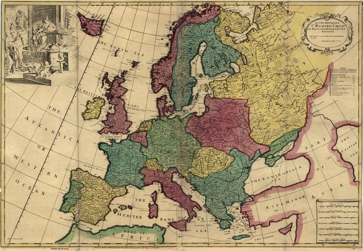 Europa av John Senex