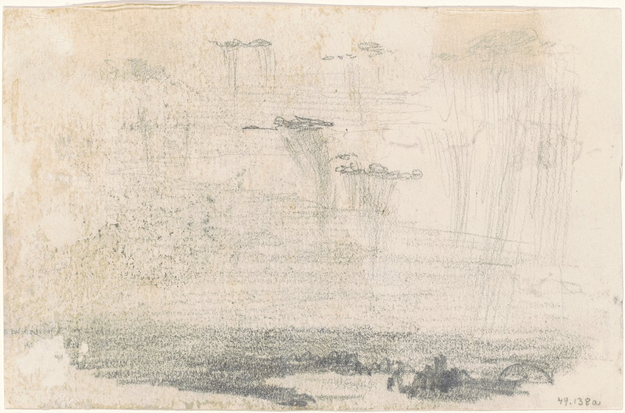 Moln [verso], 1870-1872. av John Singer Sargent