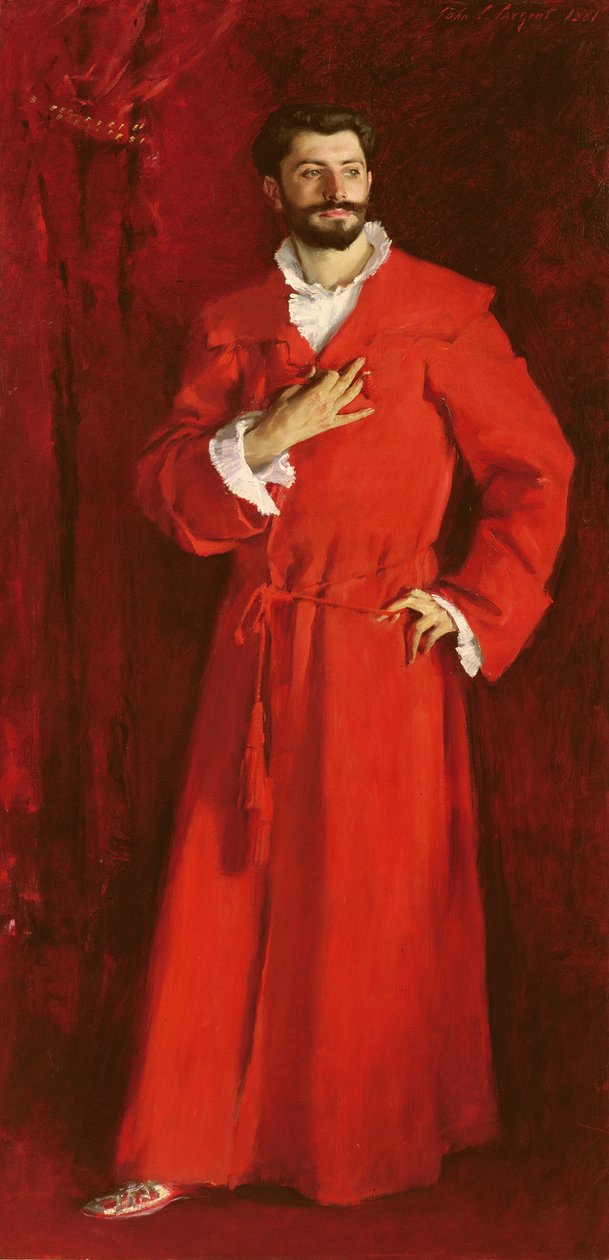 Dr. Pozzi hemma, 1881 av John Singer Sargent