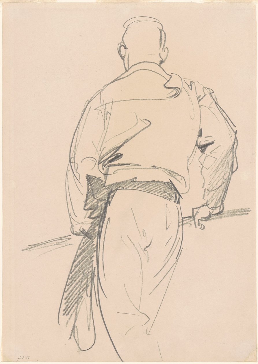 Gondolier, Venedig, 1912. av John Singer Sargent