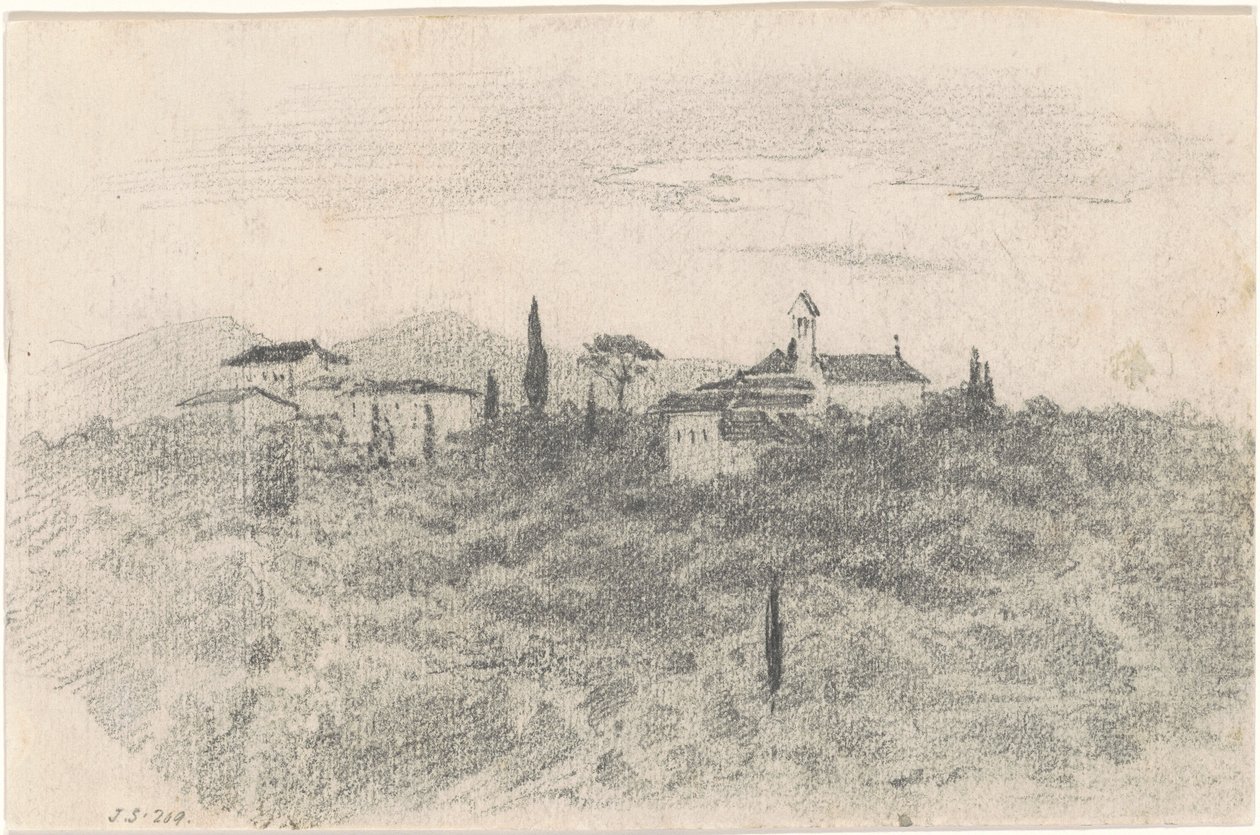 Kloster [recto], 1870-1872. av John Singer Sargent