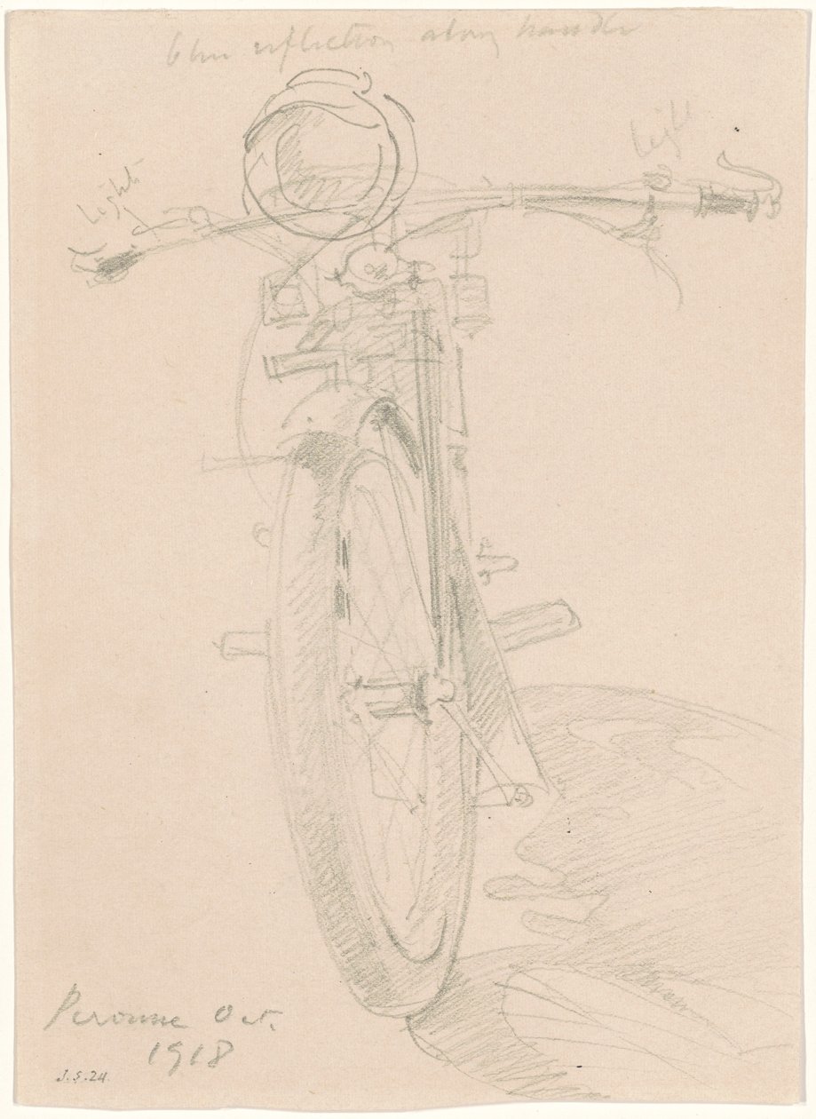 Motorcykel [recto], 1918. av John Singer Sargent