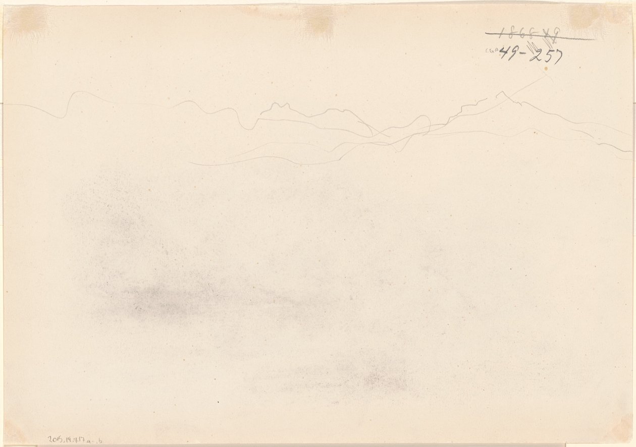 Berg [verso] av John Singer Sargent