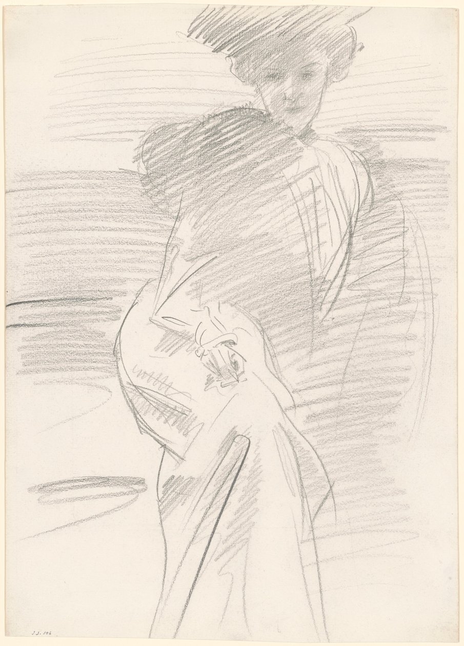 Sittande kvinna av John Singer Sargent