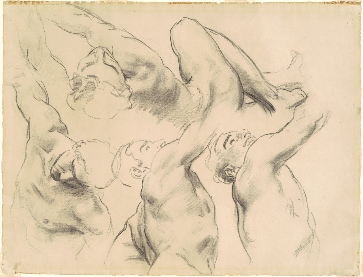 Studier för "Himlen" och "Helvetet" av John Singer Sargent