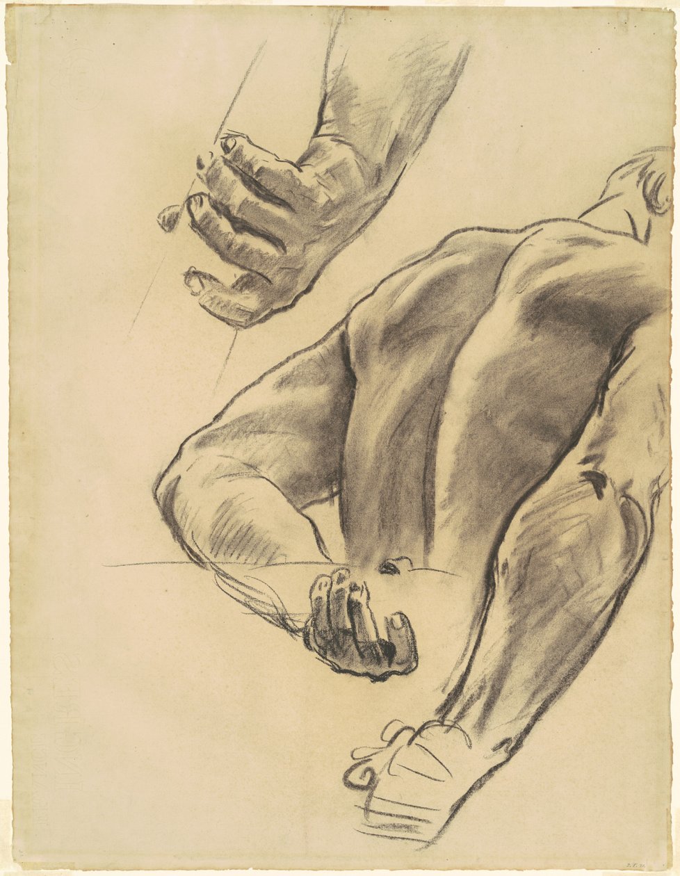 Studier för "Judgment" av John Singer Sargent