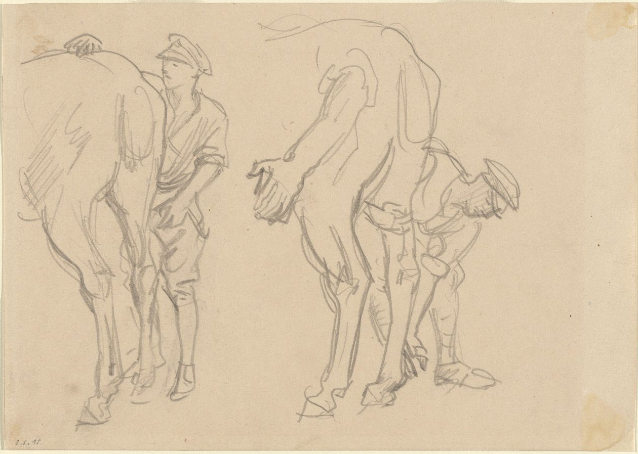 Studier för "Scots Grey" av John Singer Sargent