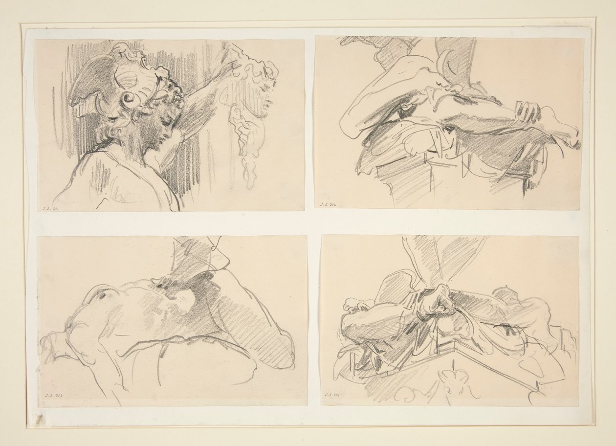 Studier av Cellini av John Singer Sargent