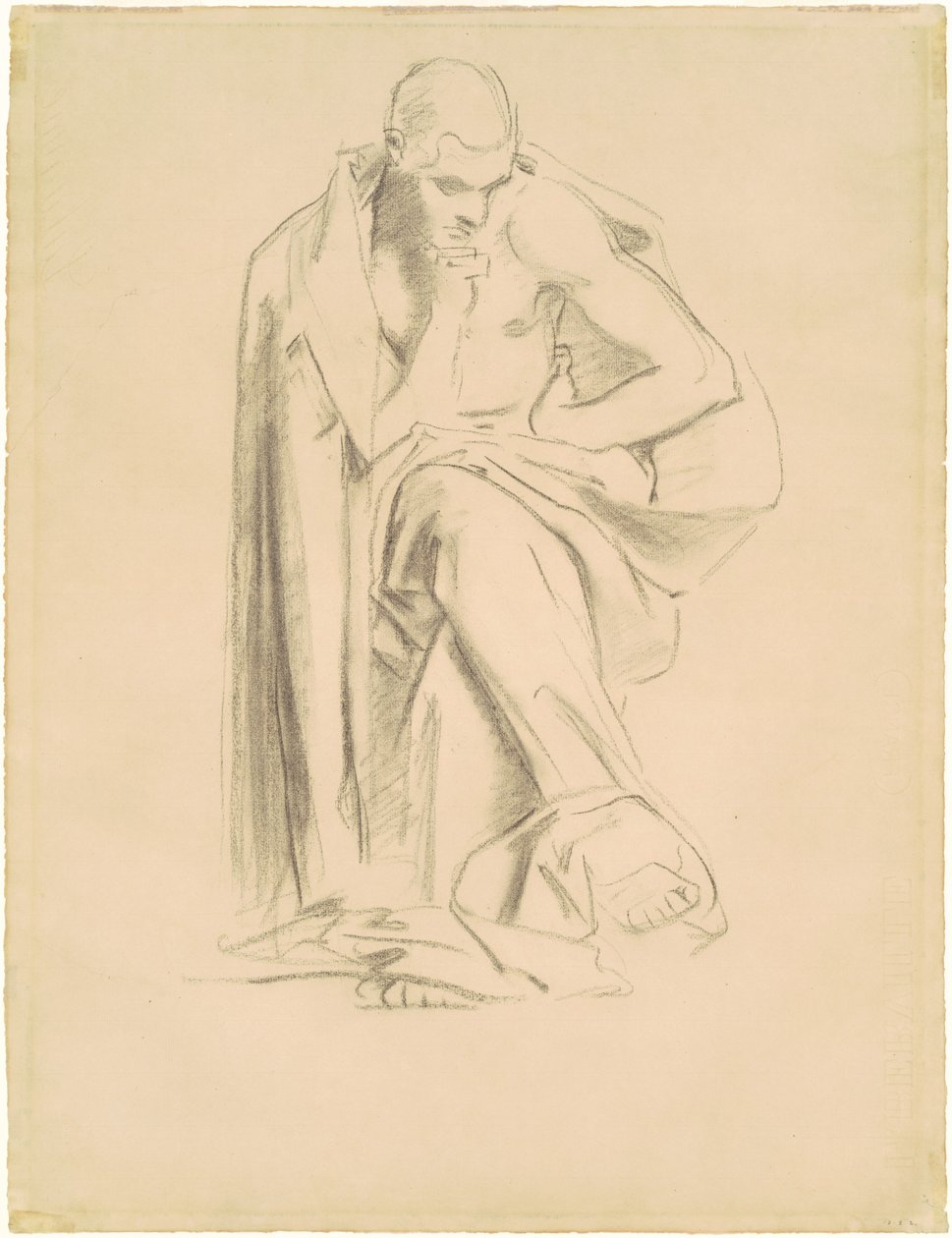 Studie för filosofi, 1922-1925. av John Singer Sargent