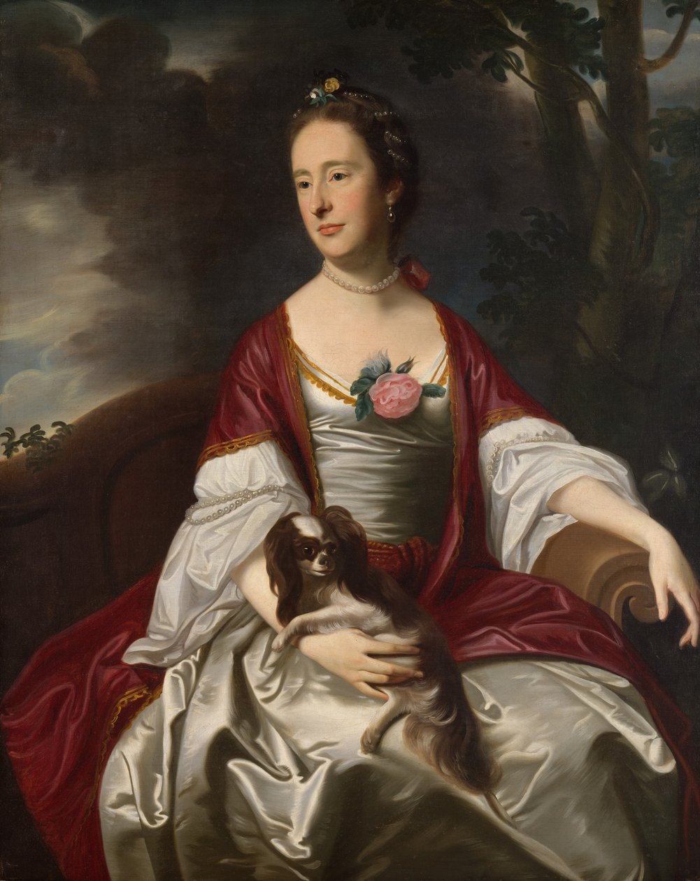 Mrs Jerathmael Bowers, ca. 1763. av John Singleton Copley