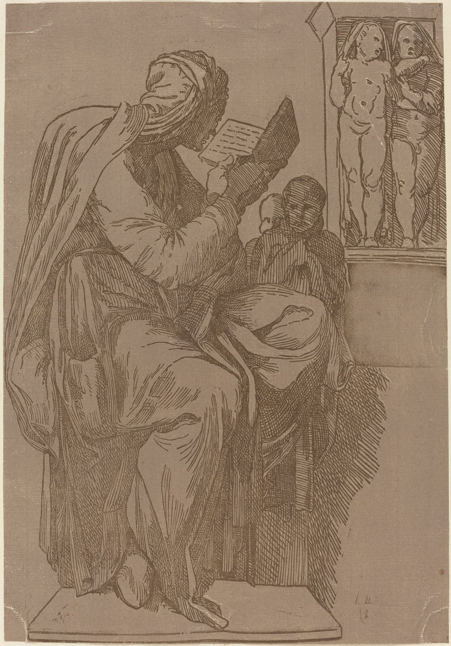 En sibyllläsning av John Skippe after Michelangelo