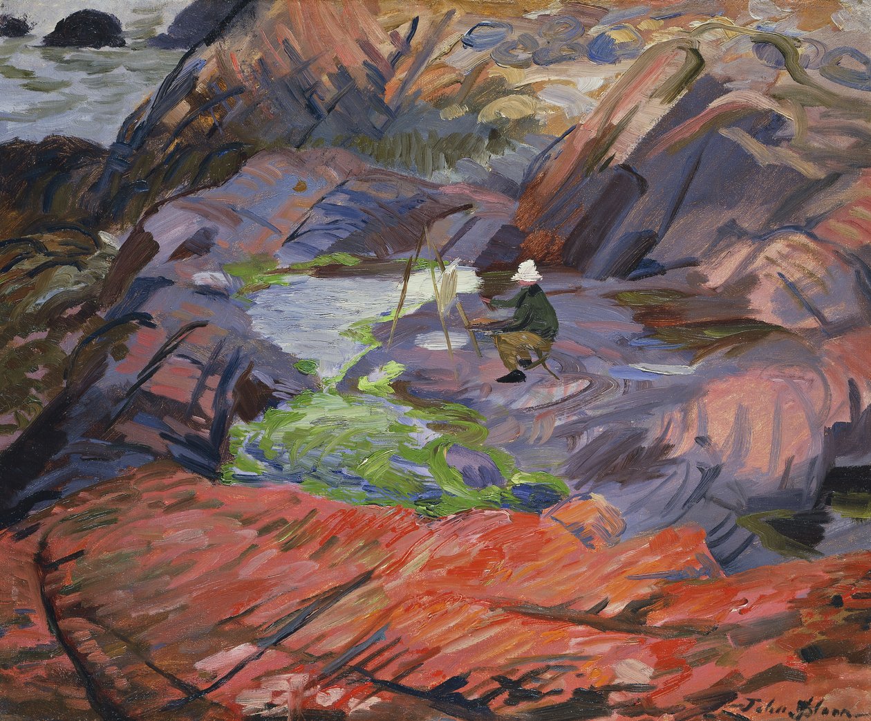 Charles Allan Vinterplantering av John French Sloan