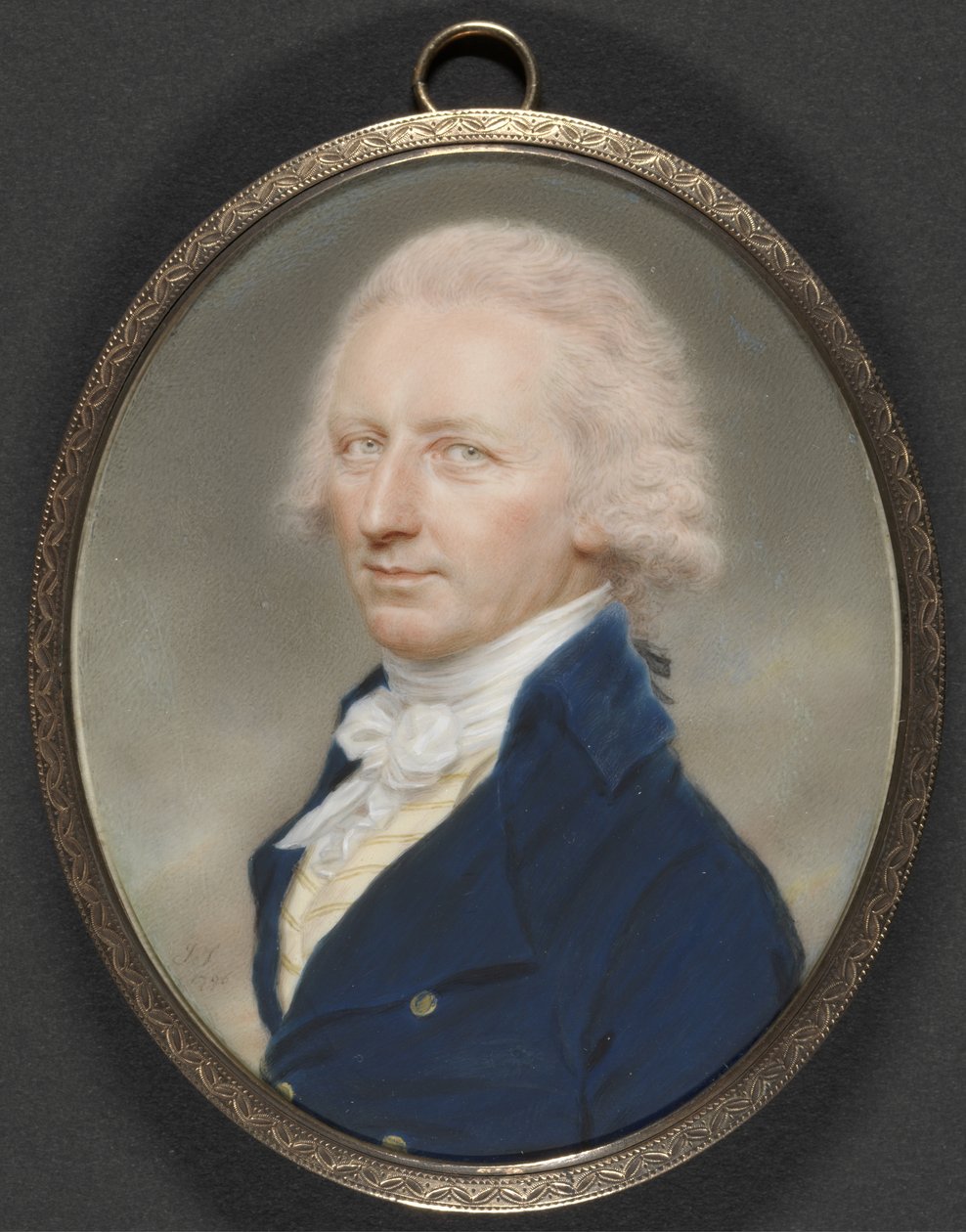 General Stevenson, 1796 (olja på elfenben) av John Smart