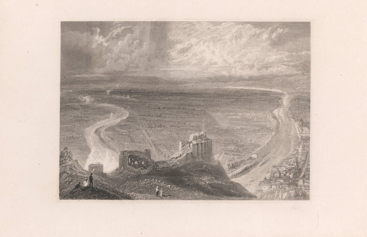 Chateau Gaillard, från öster av John Smith