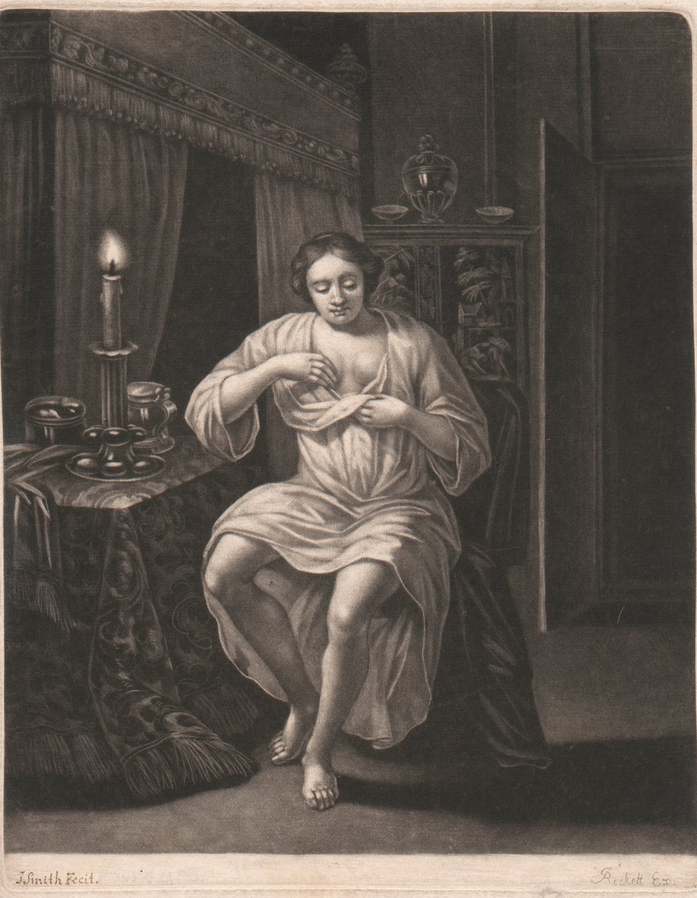 Kvinna som klär av sig av John Smith