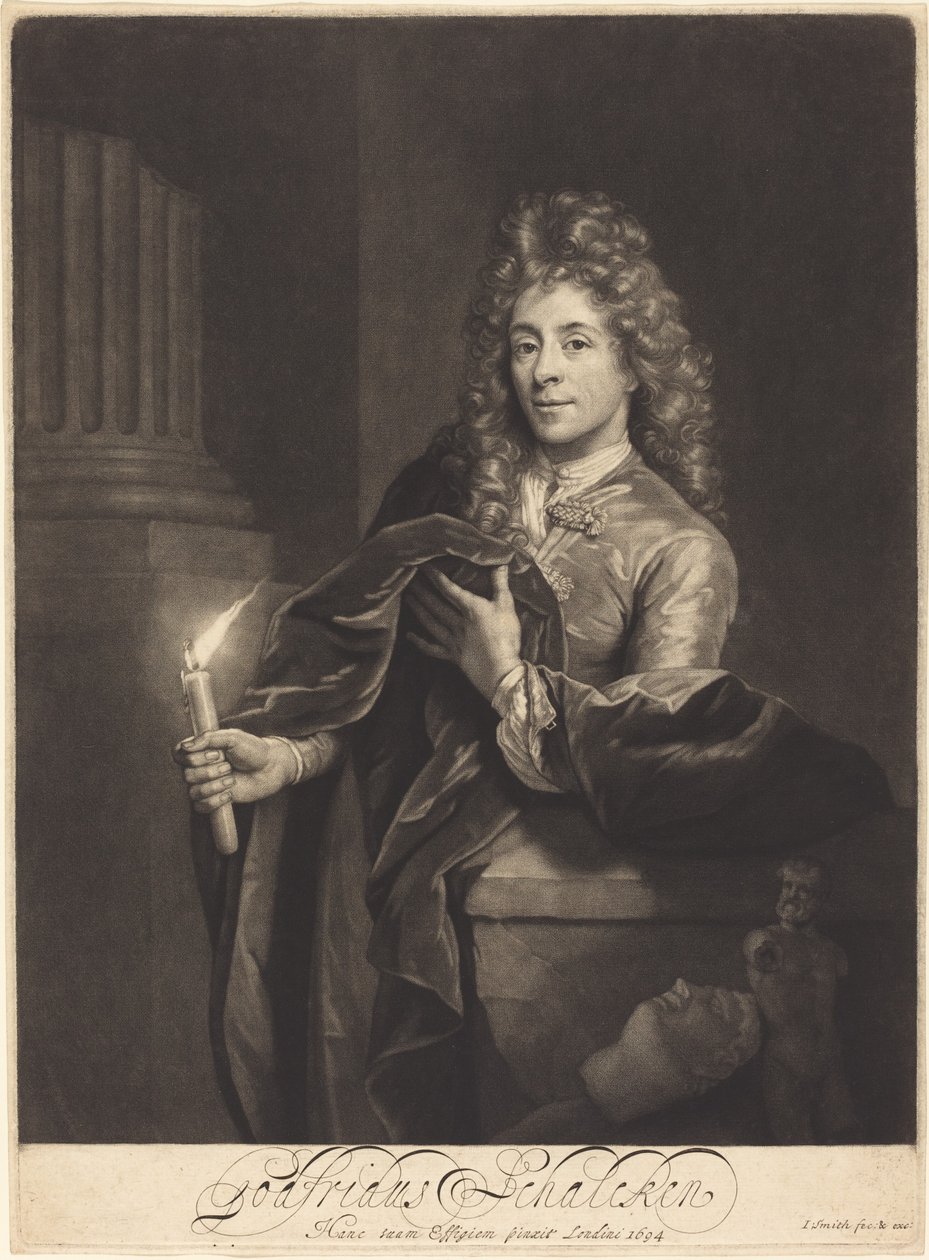 Godfrey Schalcken av John Smith after Godefridus Schalcken
