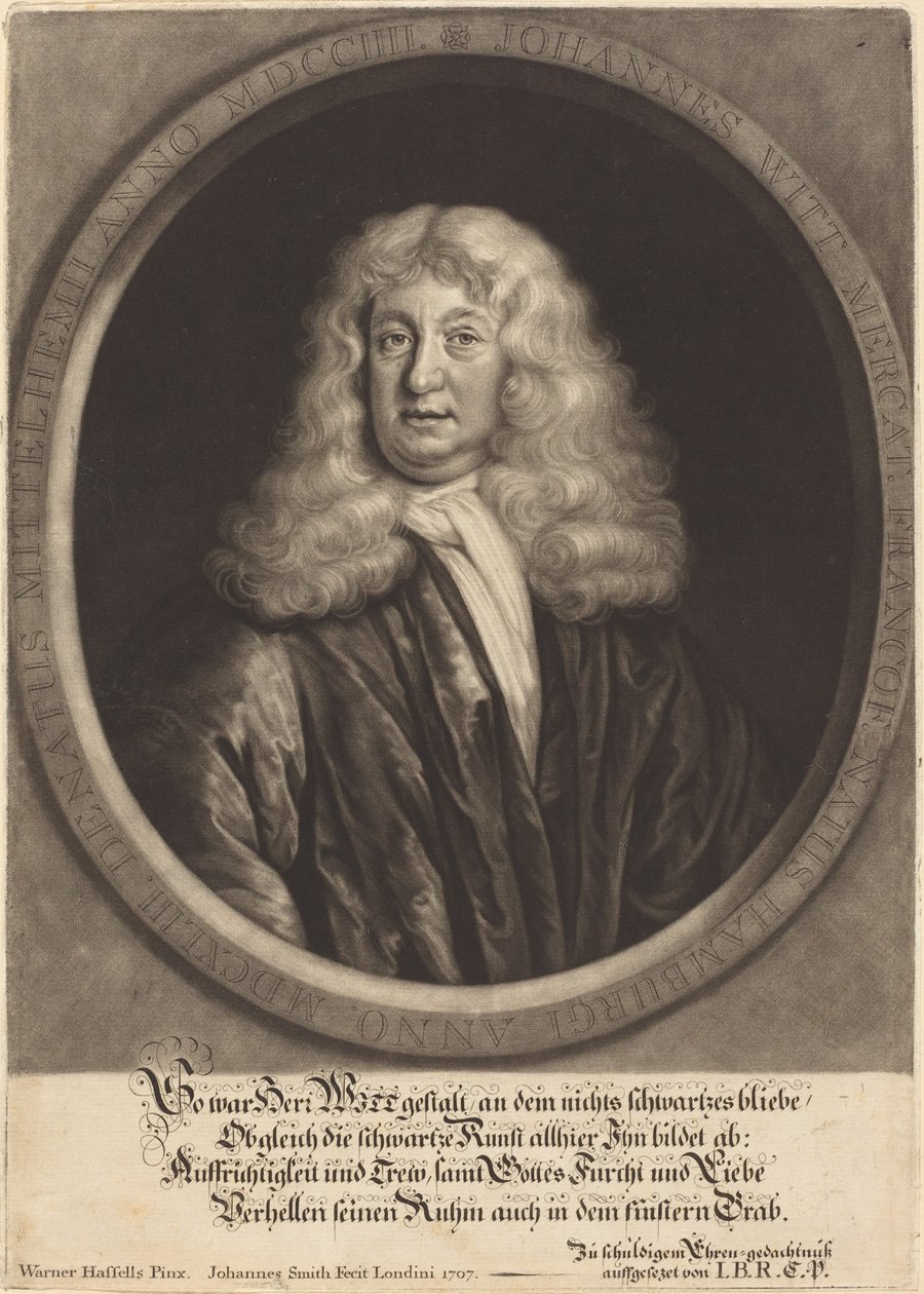Johannes Witt av John Smith after Werner Hassells