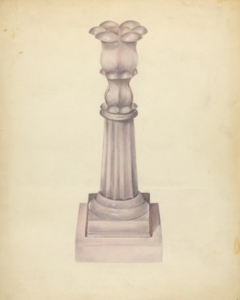 Ljusstake, c. 1940. av John Tarantino