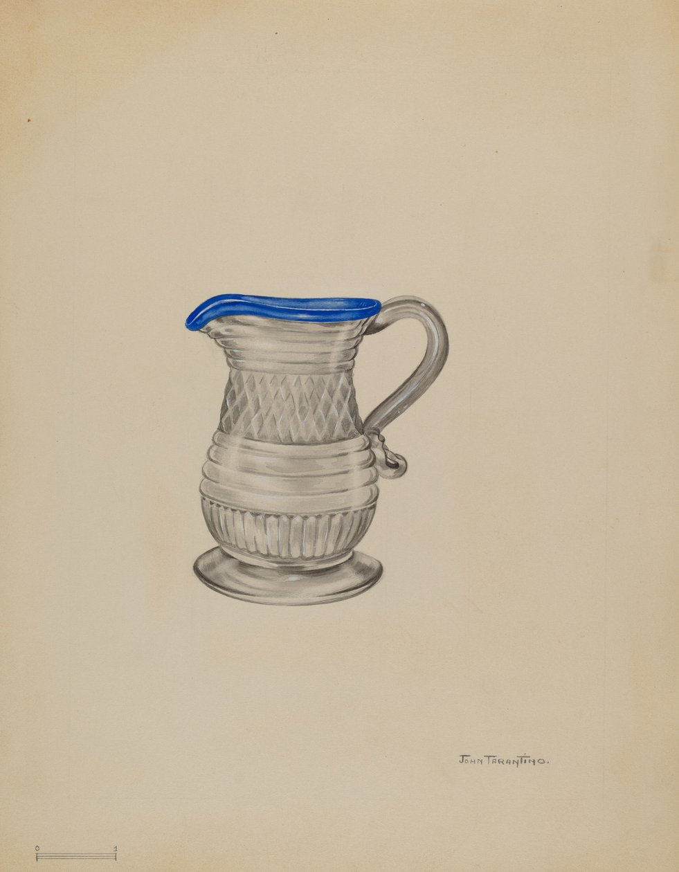 Gräddkanna, c. 1936. av John Tarantino