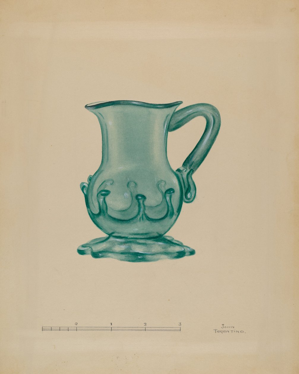 Gräddkanna, c. 1936. av John Tarantino