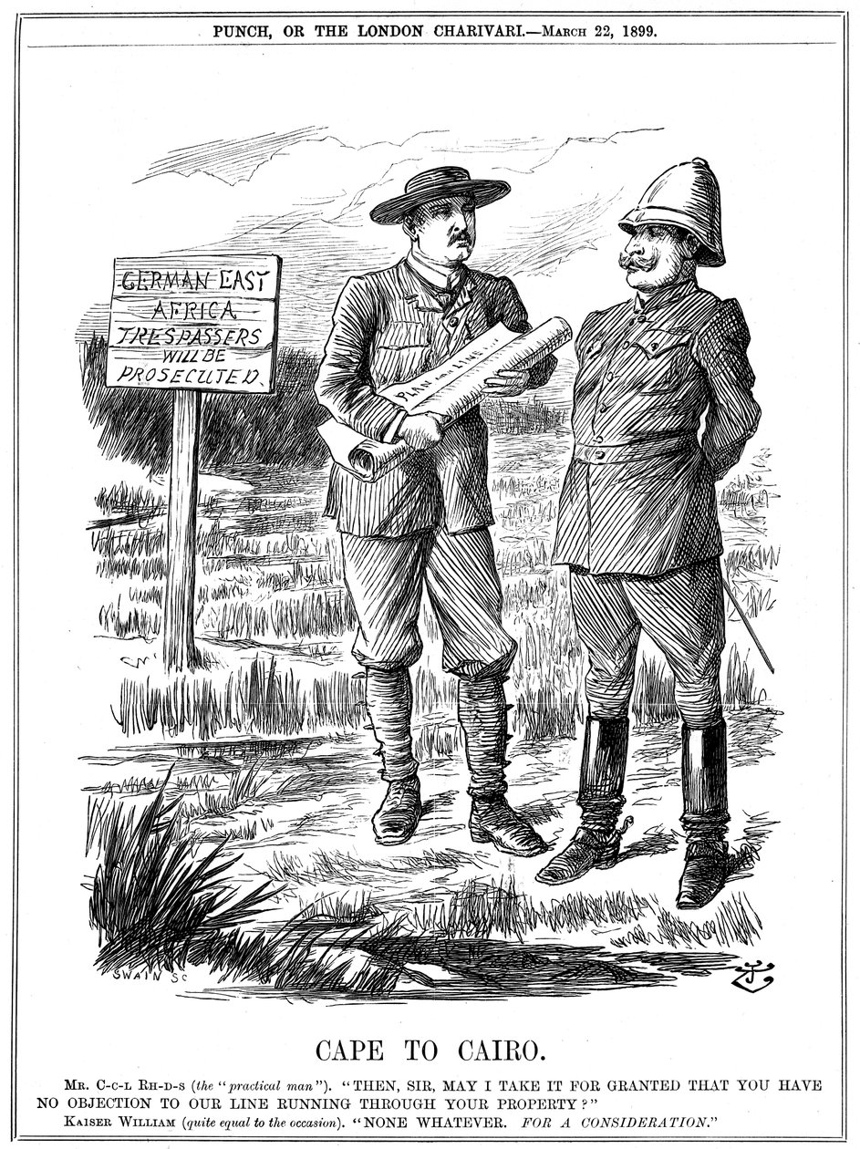 Kap till Kairo, 1899. av John Tenniel