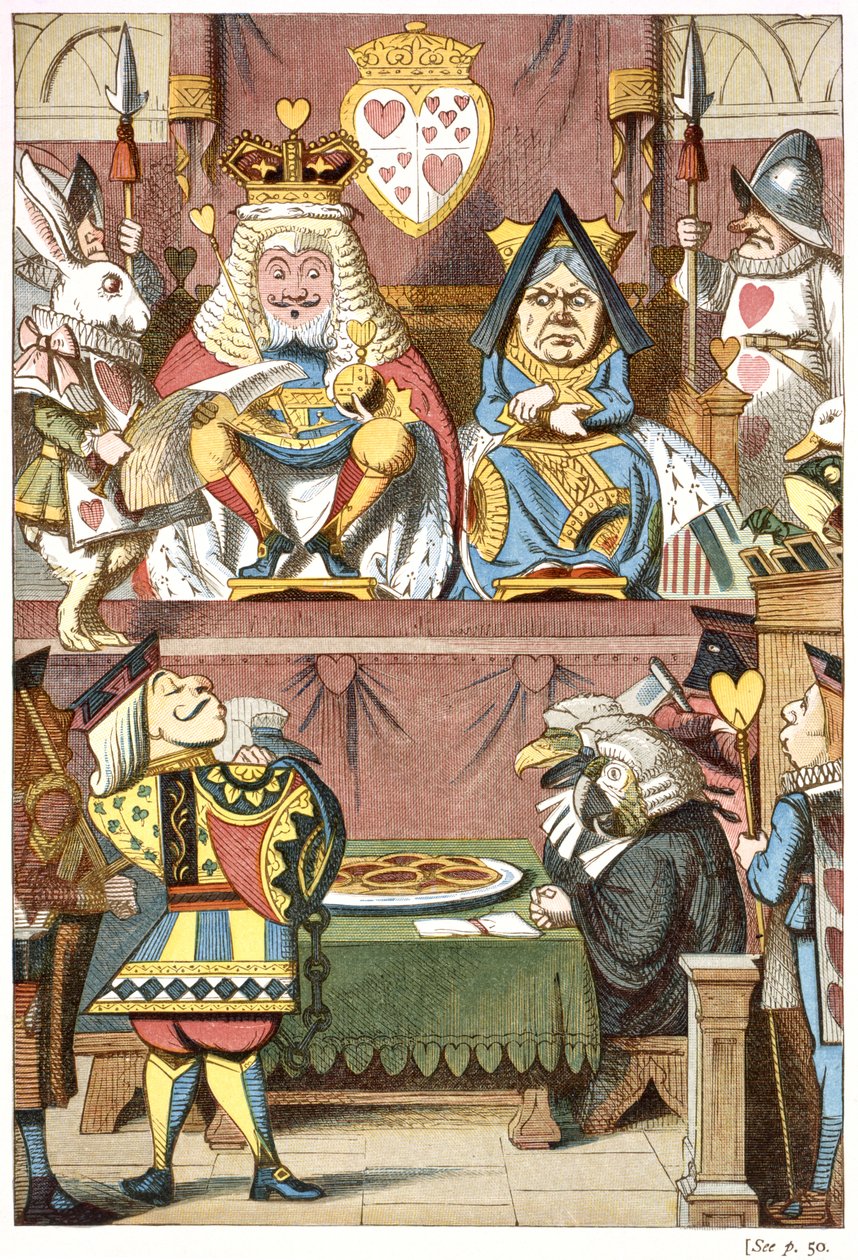 Inspekterar tårtorna av John Tenniel