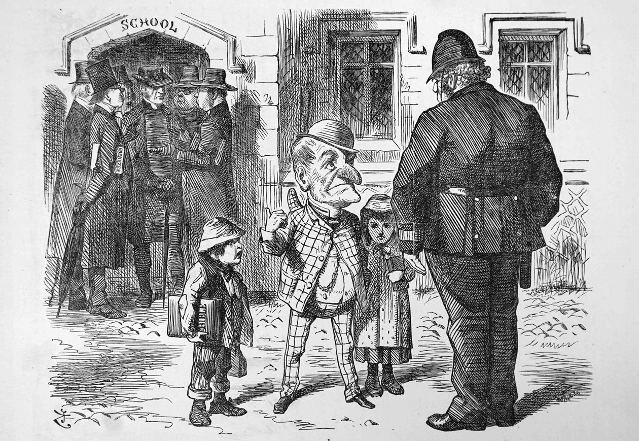 Mr Punch vädjar till John Bull. av John Tenniel