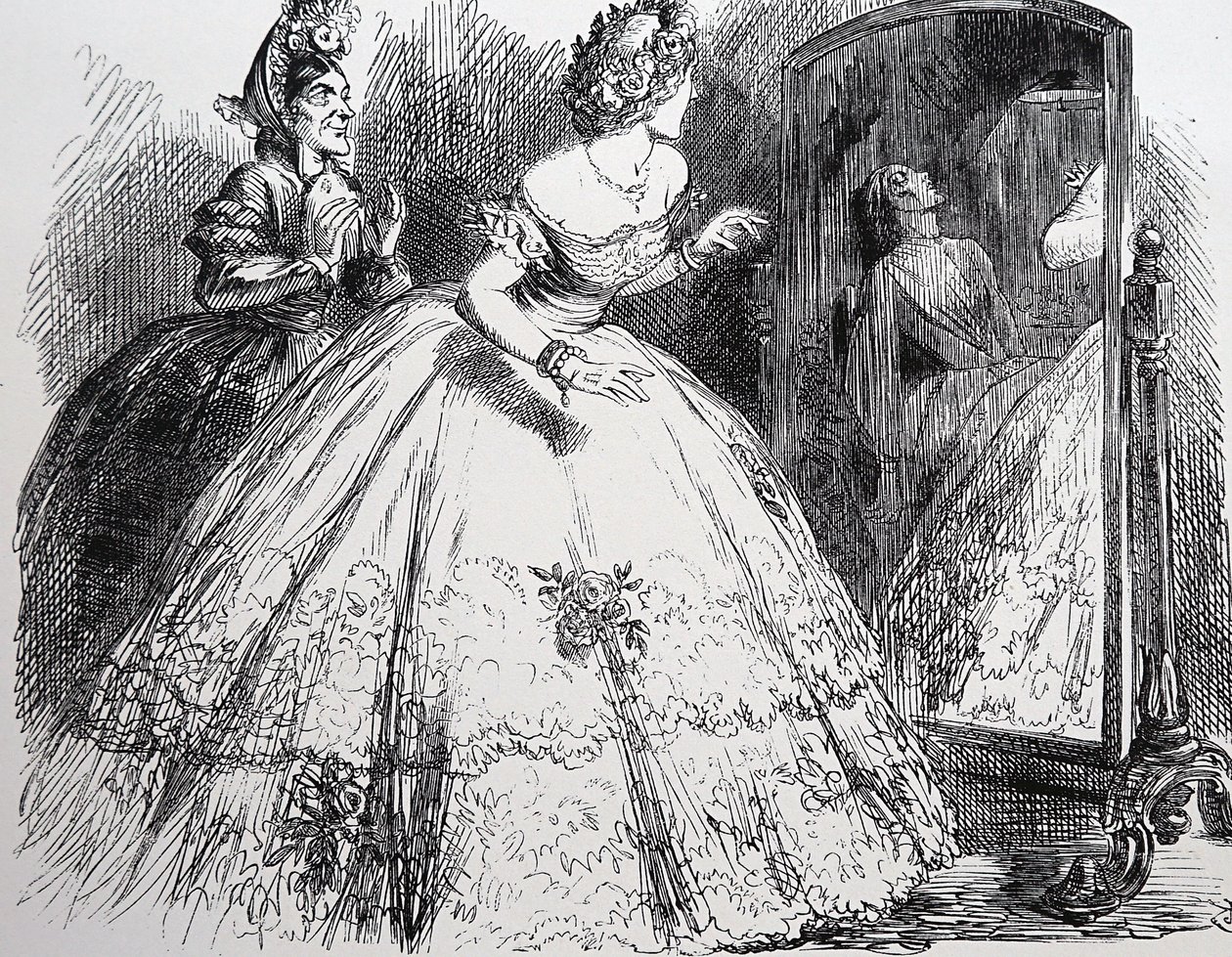 Den hemsökta damen av John Tenniel
