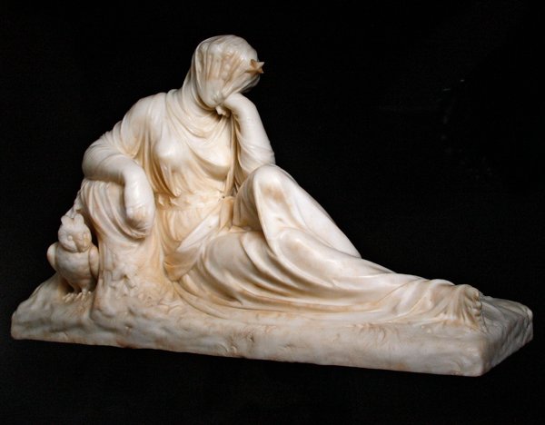Natt, ca 1851 (marmor) av John Thomas