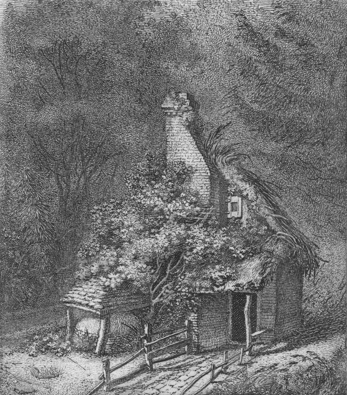 I Clandon, Surrey, 1797 av John Thomas Smith