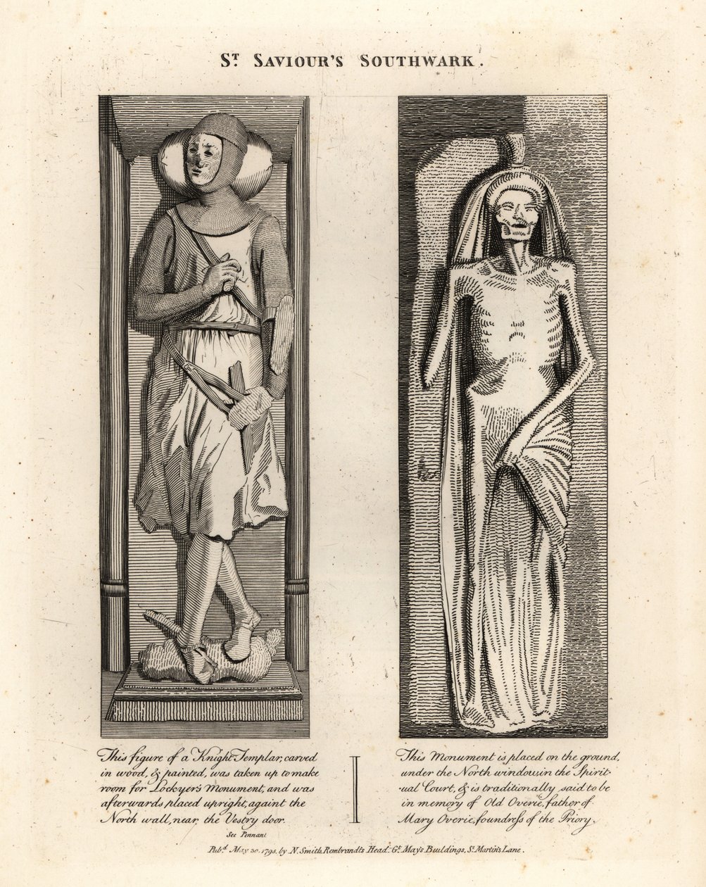 Gravbilder i St Saviour