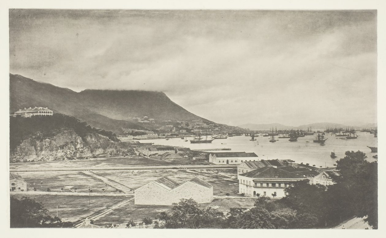 Staden Victoria, Hong-Kong, ca. 1868. av John Thomson