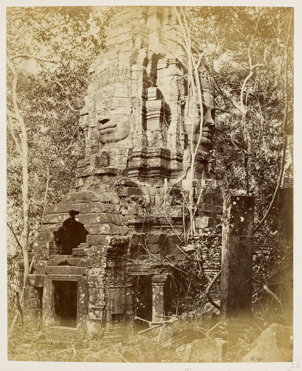 Bayon-templet, Angkor Thom av John Thomson