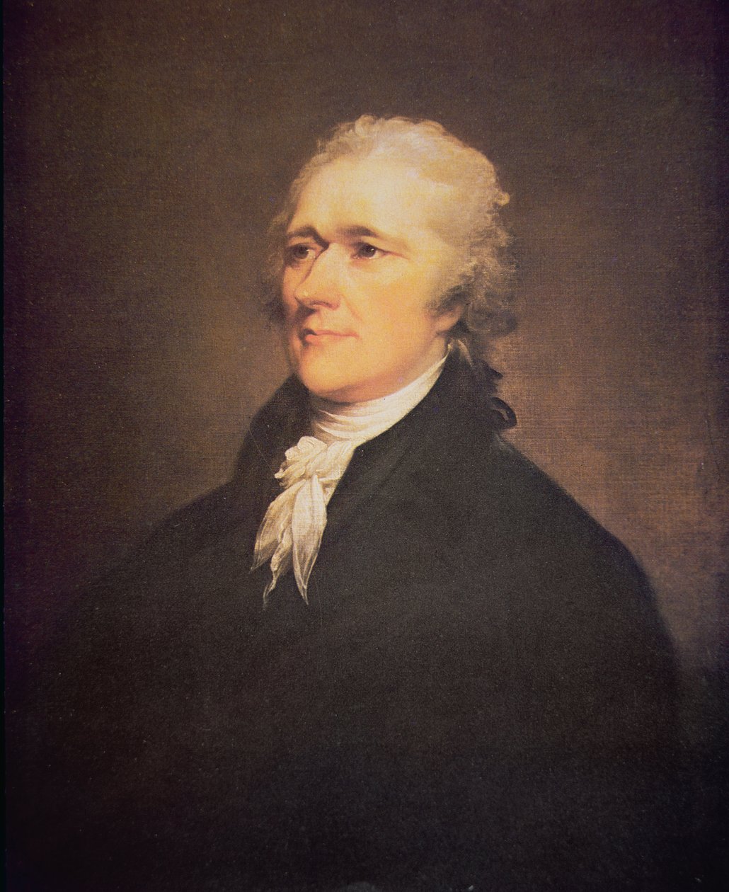 Alexander Hamilton (1755-1804) c.1806 (olja på duk) av John Trumbull