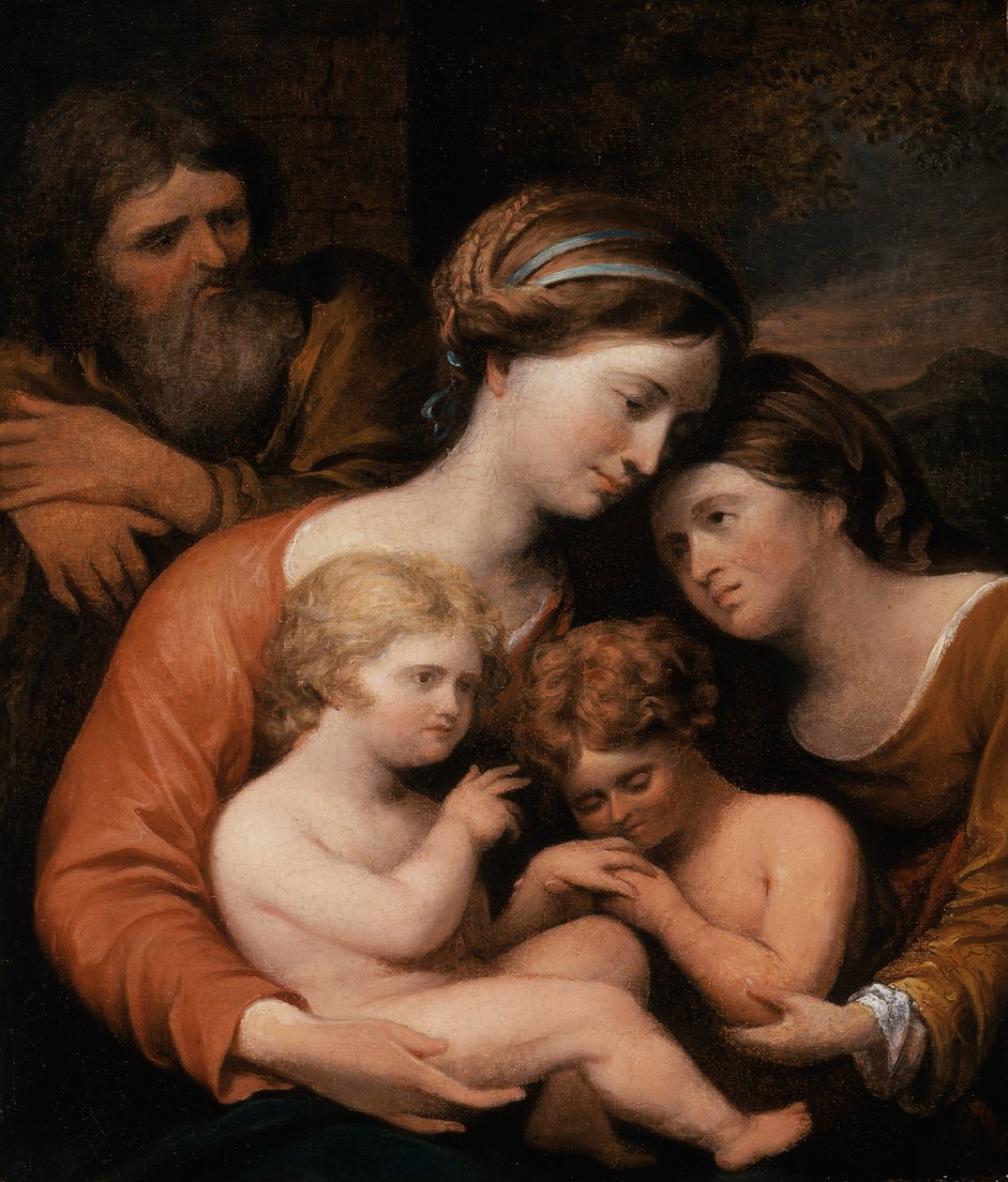 Helig familj, 1826-8 av John Trumbull