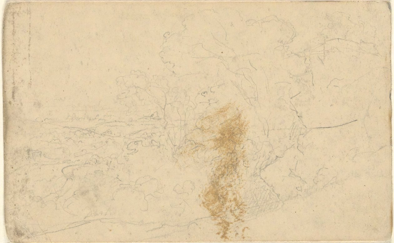 Utan titel, från folio: Views Near Bath av John Trumbull