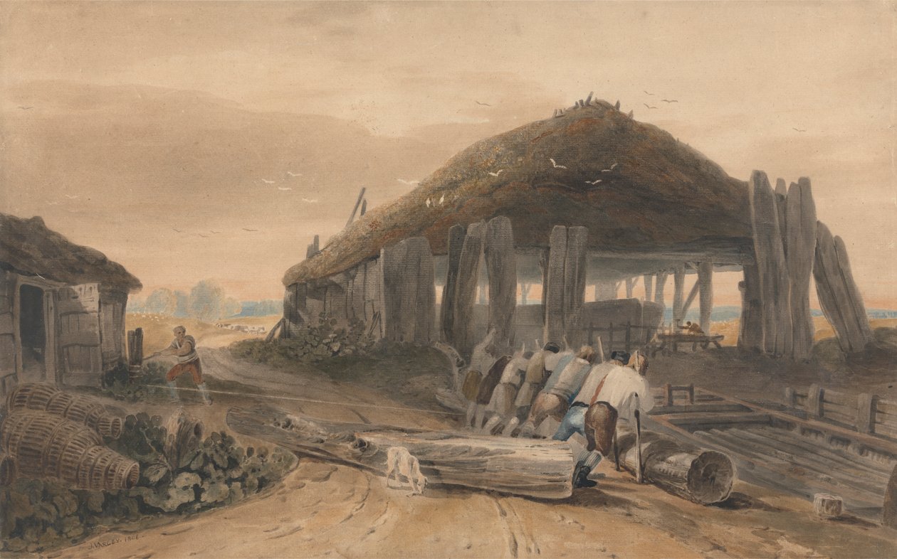 Båtbyggnad av John Varley