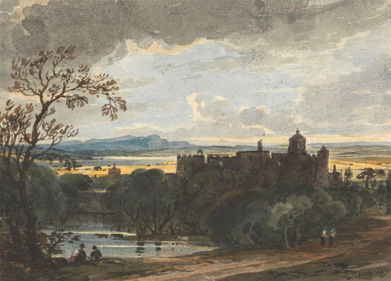 Linlithgow Palace av John Varley