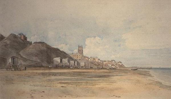 Stranden i Cromer, Norfolk av John Varley