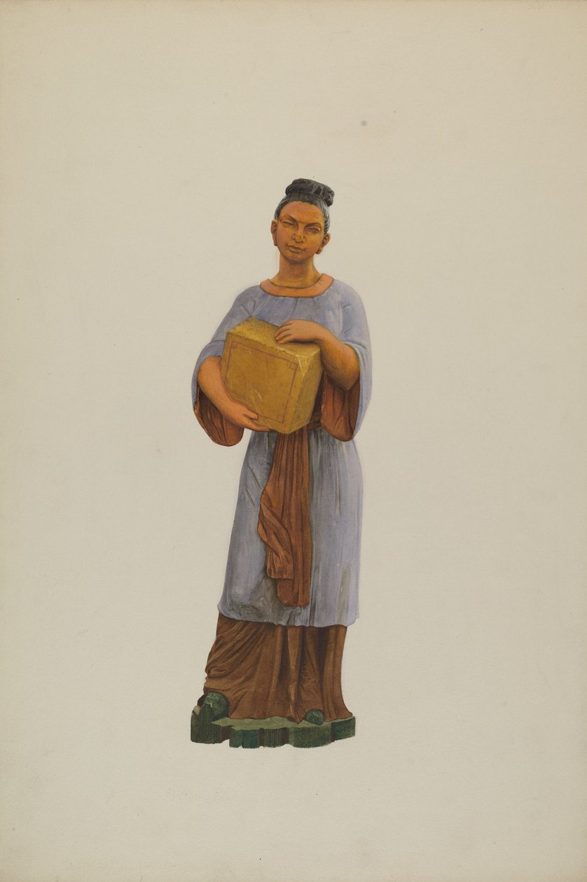 Teaffärsfigur, ca. 1938. av John W Kelleher