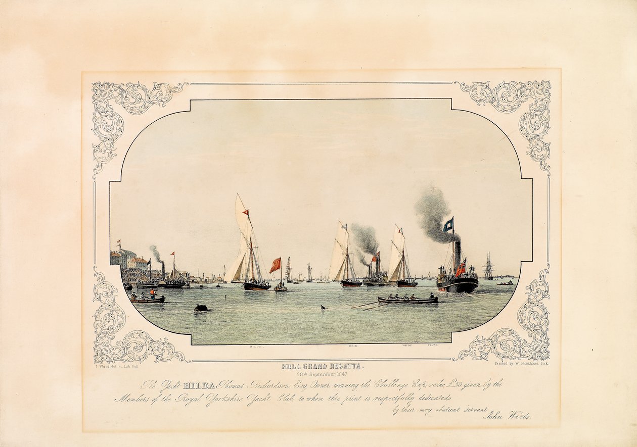 Den stora regattan i Hull av John Ward