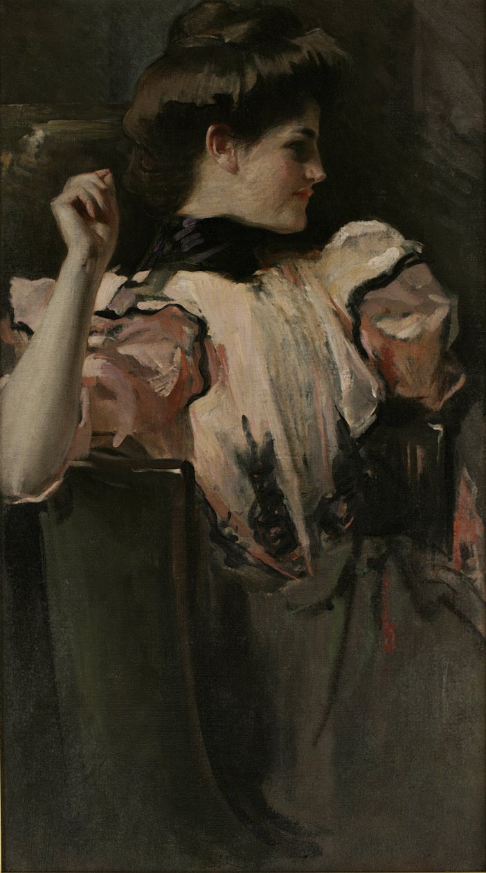 Ung flicka, ca 1902 av John White Alexander
