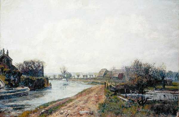 Kanal, Rickmansworth av John William Buxton Knight