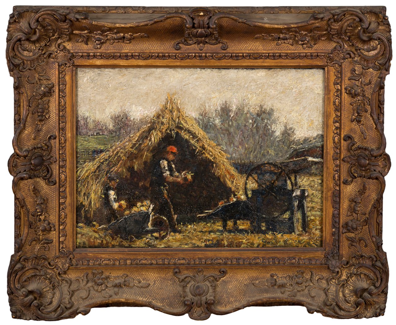 Hacka betor, c.1880 av John William Buxton Knight