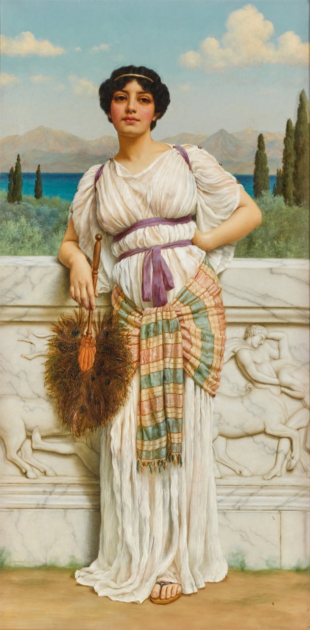En grekisk skönhet av John William Godward